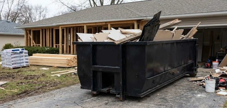 dumpster rental project in Danville